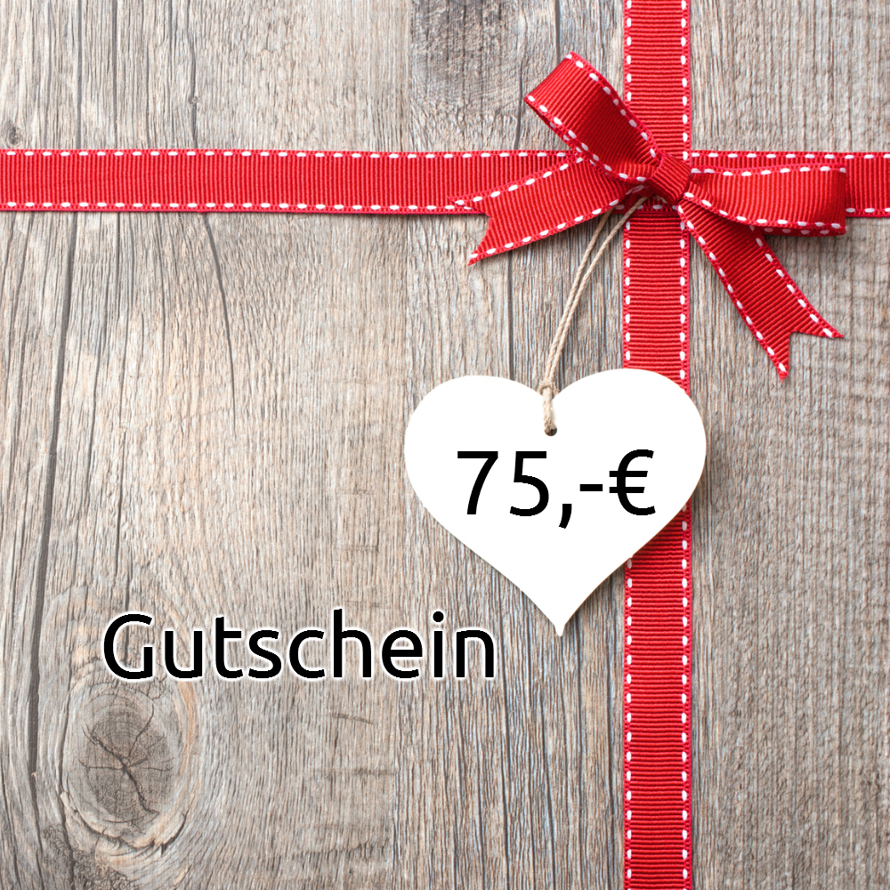 Geschenkgutschein über 75 Euro