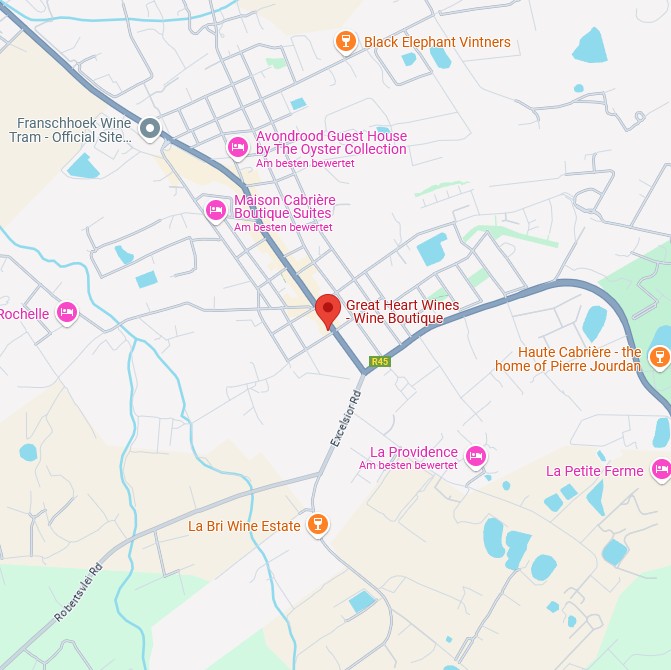 Great Heart Wines Karte