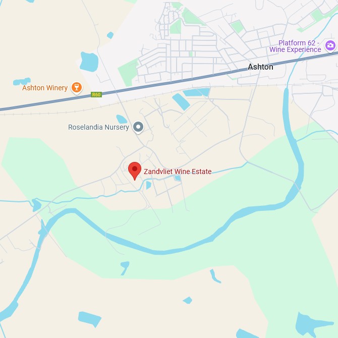 Zandvliet Wine Estate Karte