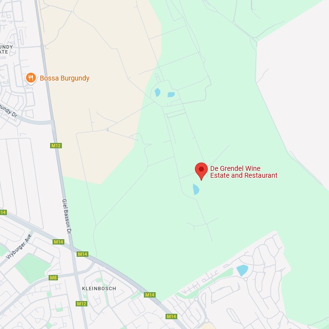 De Grendel Wines Karte