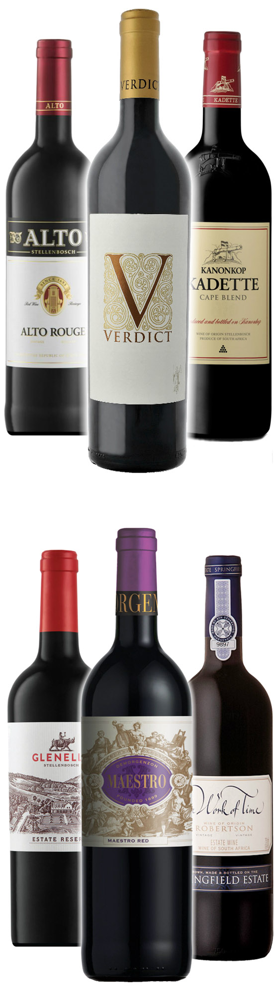 Entdeckerpaket- Weine im Kap Bordeaux Stil