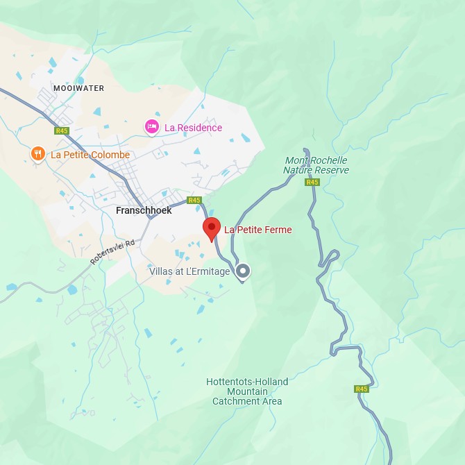 La Petite Ferme Karte