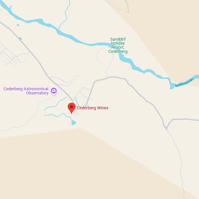 Cederberg Private Cellar Karte