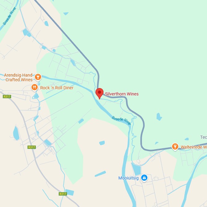 Silverthorn Wines Karte