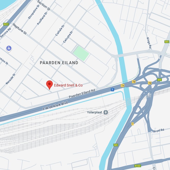 Edward Snell & Co. Karte