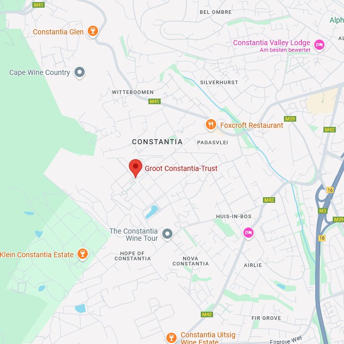 Groot Constantia Karte