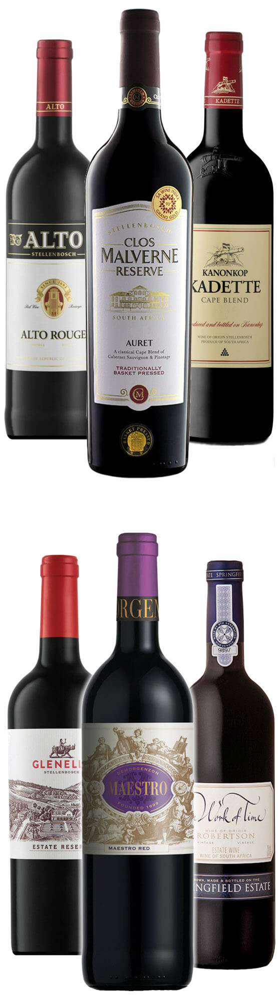 Entdeckerpaket- Weine im Kap Bordeaux Stil
