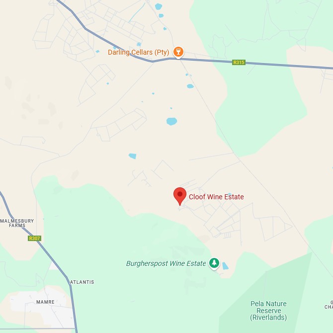 Cloof Wine Estate Karte