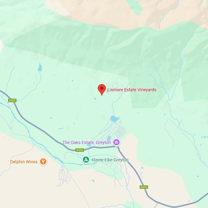 Lismore Estate Vineyards Karte