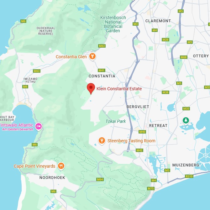 Klein Constantia Karte