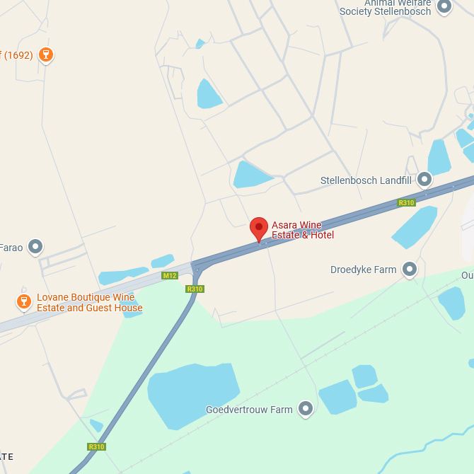 Asara Wine Estate Karte