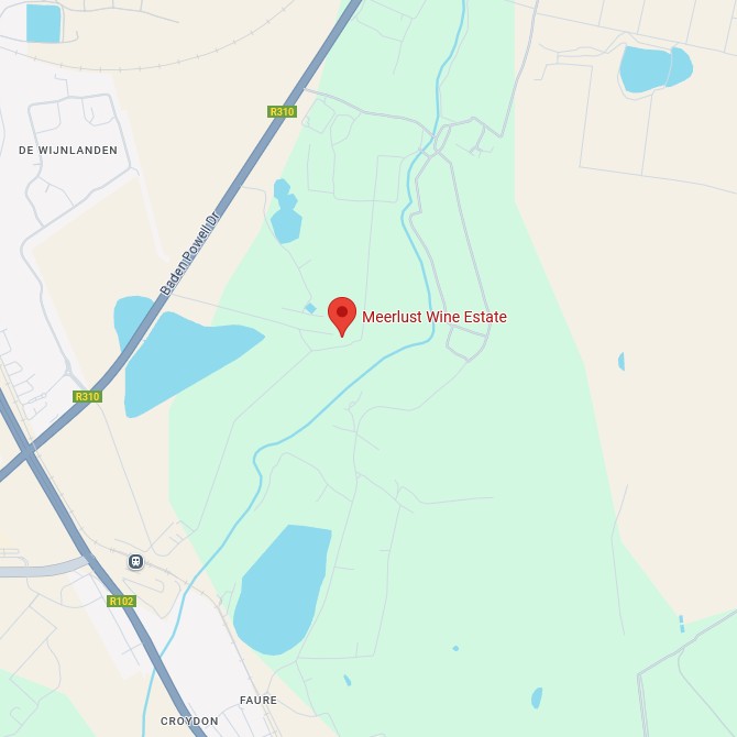 Meerlust Wine Estate Karte