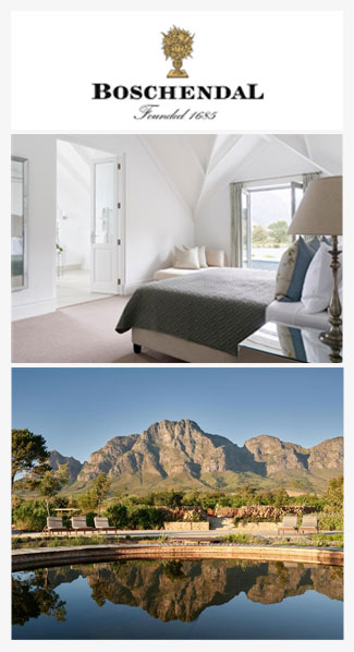 Übernachten auf einem Weingut in Südafrika - Vorstellung des Weingutes Boschendal, Region Franschhoek