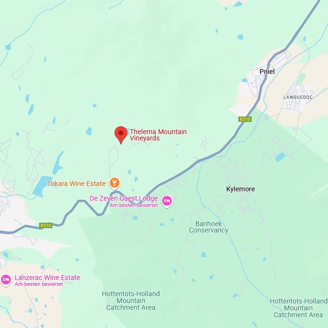 Thelema Mountain Vineyards Karte