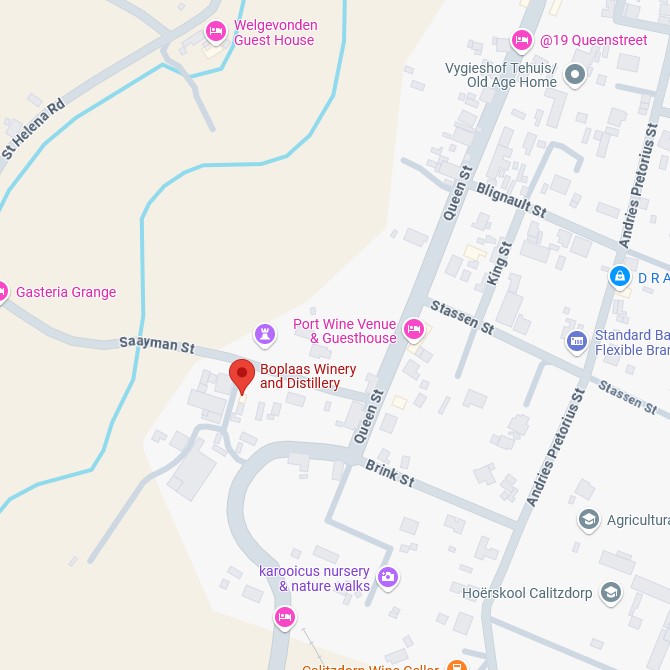 Boplaas Family Vineyards Karte