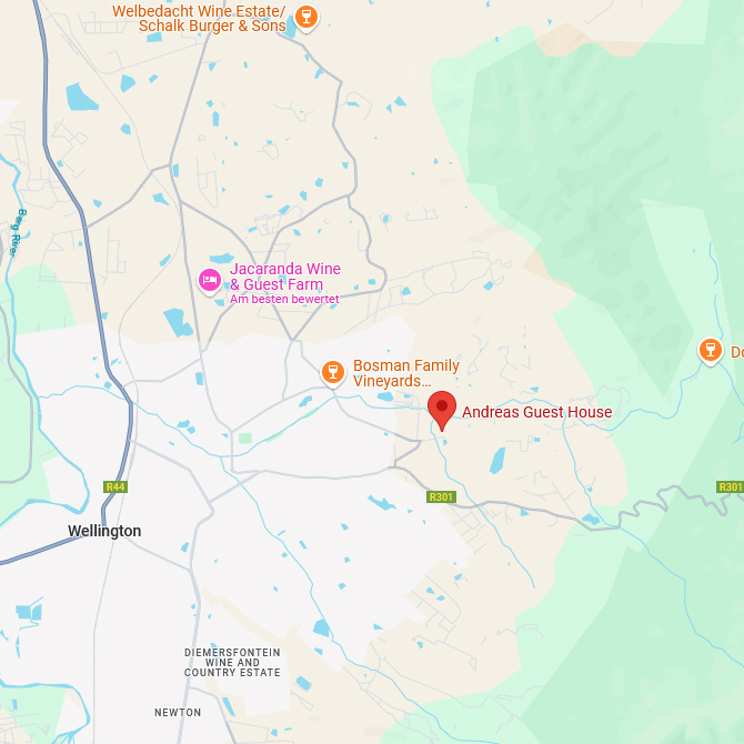 Andreas Wines Karte