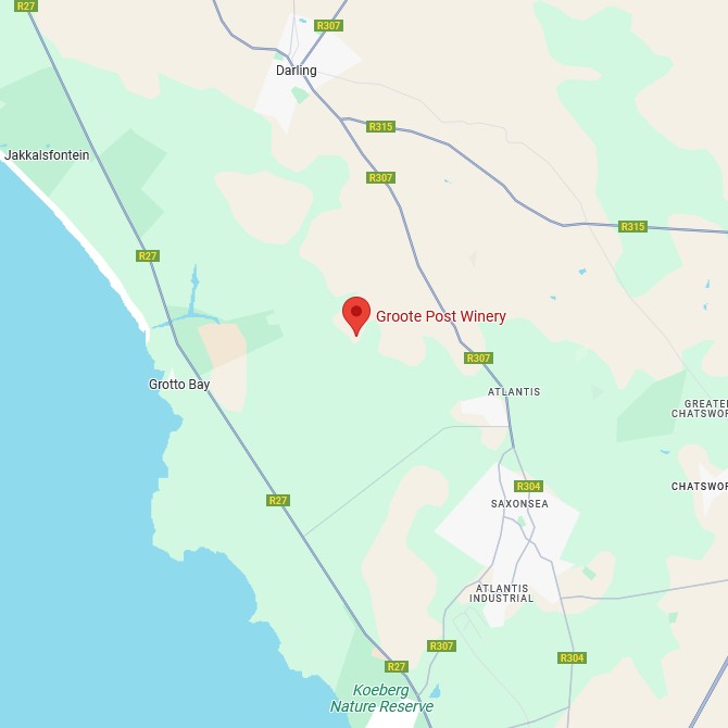 Groote Post Vineyards Karte