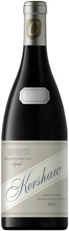 Kershaw Deconstructed Syrah SH9C Groenland Bokkeveld Kershaw Deconstructed Syrah SH9C Groenland Bokkeveld